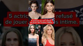 5 actrices qui ont refusé de jouer des scènes intime [upl. by Earej]