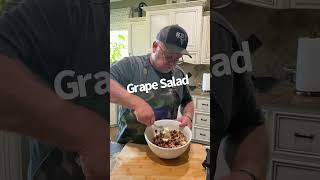 Grape salad  fyp foodie deliciousfood dessert grape louisiana [upl. by Mag]