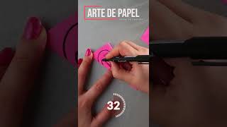 Cómo hacer fácil la decoración de corazones de papel [upl. by Skees555]