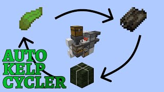 Fully Automatic KELP SMELTER and CRAFTER  Minecraft [upl. by Mallin501]