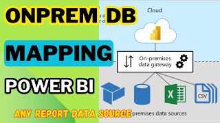 Power BI Gateway Configure Reports With OnPrem Data Sources [upl. by Urbai48]