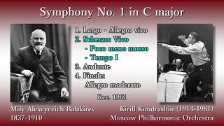 Balakirev Symphony No 1 Kondrashin amp MoscowPO 1961 バラキレフ 交響曲第1番 コンドラシン [upl. by Moazami]