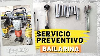 Servicio preventivo a bailarina compactadora o saltarina  Maquinco [upl. by Sheffield]