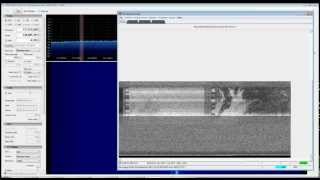 NOAA Satellite Attempt with RTL SDR RTL2832 SDR Sharp and WXtoImg [upl. by Truman]