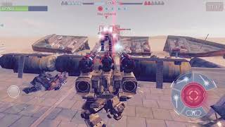 War Robots Testing Dragoon amp Vortex II Testserver gameplay [upl. by Nnyleitak]