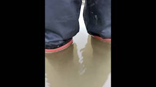 aigle boots deep in water [upl. by Finnegan]