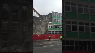 Keighley College demolition 4 [upl. by Eissehc]