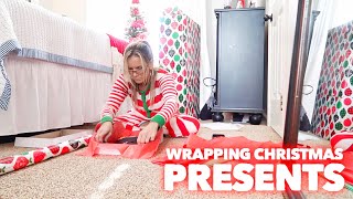 WRAPPING CHRISTMAS PRESENTS  Vlogmas Day 6  Family 5 Vlogs [upl. by Einafit]