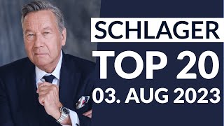 Schlager Charts Top 20  03 August 2023 [upl. by Natsuj214]