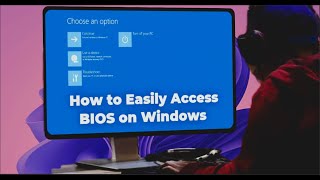 How to Enter the BIOS Configuration on Windows 11 PCLaptop easy method [upl. by Orravan776]