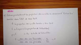 Échantillonnage et estimation Estimation ponctuelle de la proportion [upl. by Laurella]