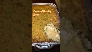 Cornbread Dressing Recipe cornbreaddressing thanksgivingrecipe soulfood [upl. by Yatnuahc]