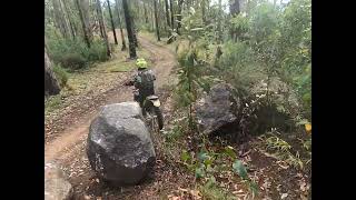 Reefton Pub  Spur Dirtbike Run Yarra Ranges [upl. by Hgielanna]