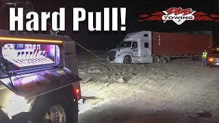 Stuck Semi Driver Puts Up A Fight [upl. by Asir]