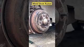 Rusted Wheel Drum viral shorts tinkering [upl. by Anilek]