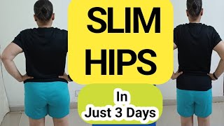 REDUCE HIP FAT  REDUCE Hip Size  3 DAYS CHALLENGE TO REDUCE HIP FAT GLUTES FAT  Glutes Workout ☺️ [upl. by Kathlene]