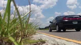 99 Honda Accord V6 straightpipe exhaust driveby [upl. by Faxan]