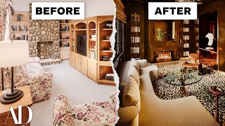 3 Interior Designers Transform The Same Dated 90s Living Room  Space Savers  Architectural Digest [upl. by Nagorb]