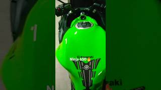 New Kawasaki Ninja 650 switching on colour TFT Display and exhaust sound  Kawasaki Ninja 650 TFT [upl. by Akina]