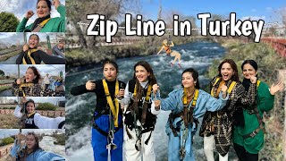 Dangerous zipline in Turkey  Rabia Faisal  Sistrology [upl. by Nnylhtak762]