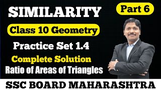 Similarity PS14 Test of Similarity  Geometry 10th Class  SSC board Maharashtra  Dinesh Sir [upl. by Northrop374]