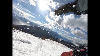 La mia PRIMA VOLTA a sciare sullo SNOWBOARD [upl. by Tiga878]