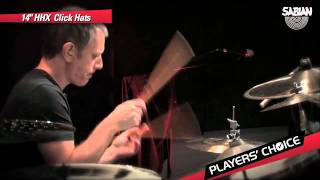 Dave Weckl tests new 2012 Sabian HHX Click Hats [upl. by Swan]