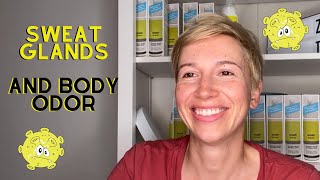 THE REAL SOURCE OF BODY ODOR  Bacteria FART on your skin  Types of sweat glands [upl. by Nevanod]