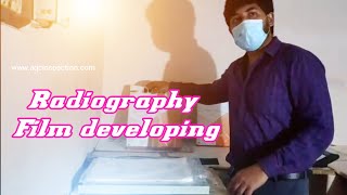 Radiographic Film developing in TamilRTfilmNDTtraining Radiographictesting advancedqualitycentre [upl. by Phina818]