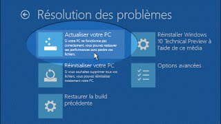 إعادة تهيئة الوندوز 10 Réparation windows 10 sans CD [upl. by Atilehs]