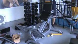 Powertec Leg Sled Assembly Video Part 4mpg [upl. by Aileen195]