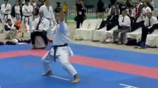 Naoto Maruoka 丸岡直人 JKA Empi 燕飛 Semifinal Individual Kata Male [upl. by Anastassia467]