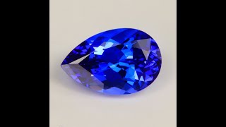 Pear Shape Brilliant Tanzanite 691 Carats [upl. by Edahs]