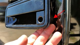 Trick for installing 8898 ChevyGMC C1500 door handles easy way [upl. by Stultz]