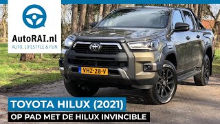 Toyota Hilux Invincible 28 D4D 2021  Prettig werkpaard  AutoRAI TV [upl. by Raphaela412]