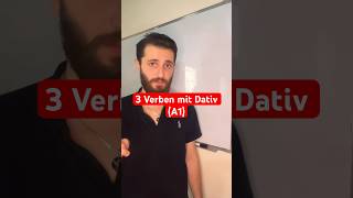 3 Verben mit Dativ deutsch deutschlernen learngerman shorts [upl. by Gustafsson]