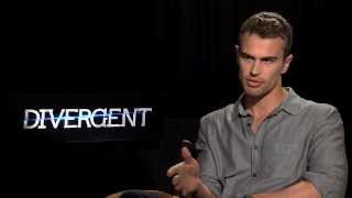 Theo James aka Four Interview for quotDivergentquot [upl. by Delwyn717]