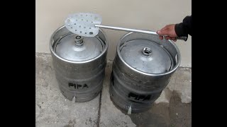 Como hacer una Olla con un barril de Cerveza [upl. by Lindie]