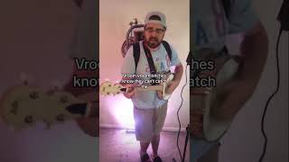 Vroom Vroom  Charli XCX Backpack Drum Cover charlixcx banjo onemanband [upl. by Hephzipah775]