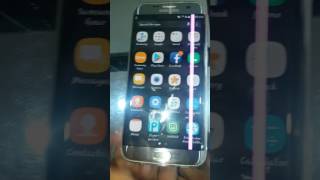 S7 Edge display pink line on screen [upl. by Esertap]