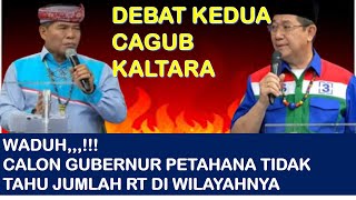 DEBAT KEDUA CALON GUBERNUR KALTARA DALAM 10 HARI JUMLAH RT NAIK 1000 RTkaltara pilkada2024debat [upl. by Akenehs]