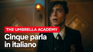 Cinque parla ITALIANO con Dolores  The Umbrella Academy  Netflix Italia [upl. by Avek]