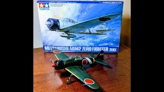 Mitsubishi A6M2 Zero Tamiya 148  Full Build [upl. by Nnaeerb332]