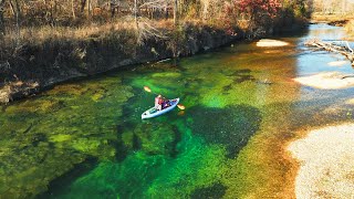 Kayaking a Natural Aquarium in the Ozarks [upl. by Heller]