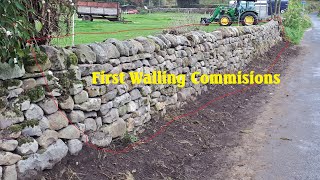 My First Dry Stone Walling Commissions [upl. by Atinot]