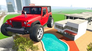 FINALLY MODIFY GIANT MAHINDRA THAR FRANKLIN IN INDIAN BIKES DRIVING 3D GTA 5 [upl. by Siriso]