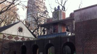 Central Park New York Christmas Delacorte Clock [upl. by Assina611]