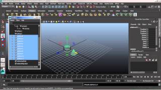 Autodesk Maya 2015 Tutorial  Outliner [upl. by Kenway]