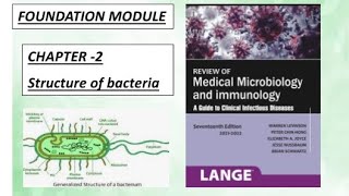 Foundation microbiology chapter 2  structure of bacteria levinson bacteria microbiology [upl. by Nikral552]