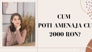 Cum poti amenaja un dormitor cu un buget de 2000 RON  2 variante de amenajari [upl. by Ylecara]